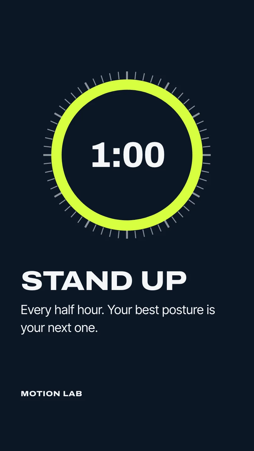 Exemple de reel, scène 4 sur 4, pour Motion Lab Physiotherapy : Stand up