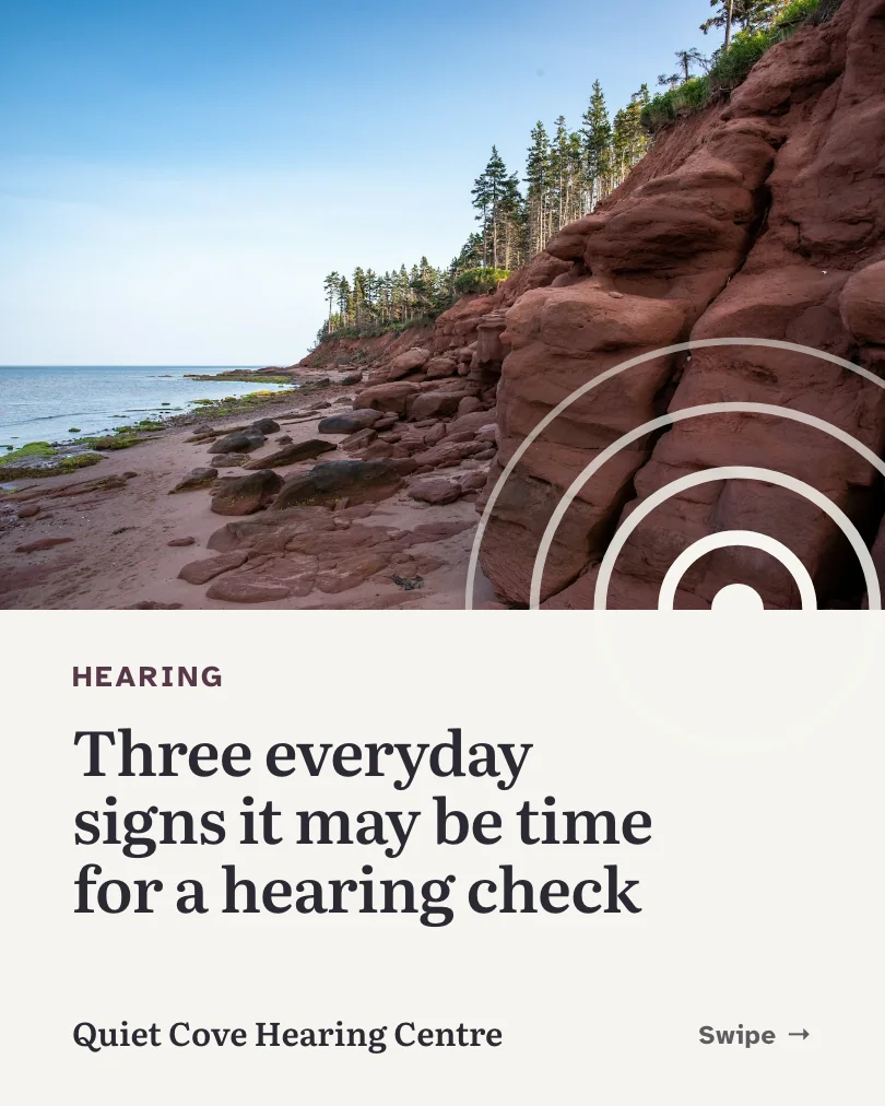 Quiet Cove Hearing Centre 的示例轮播图(第 1 张,共 5 张):Three everyday signs it may be time for a hearing check